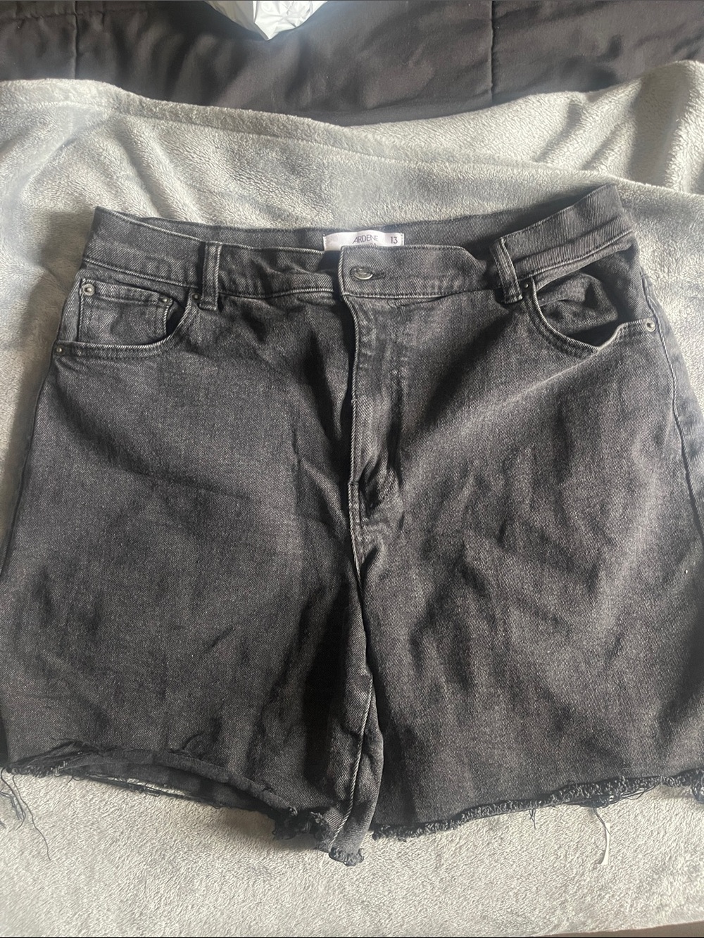 Black Bermuda shorts